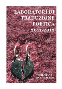 copertina libro laboratori traduzione poetica